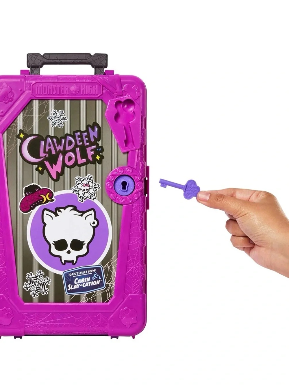 Monster High Cabin Slay-cation Playset — Purple & Pink Artwork